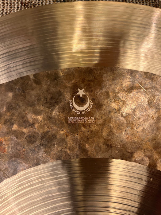 LIGHT SHIMMERING WARM Bosphorus Antique 22” THIN Ride 2280 g Sultan MINT