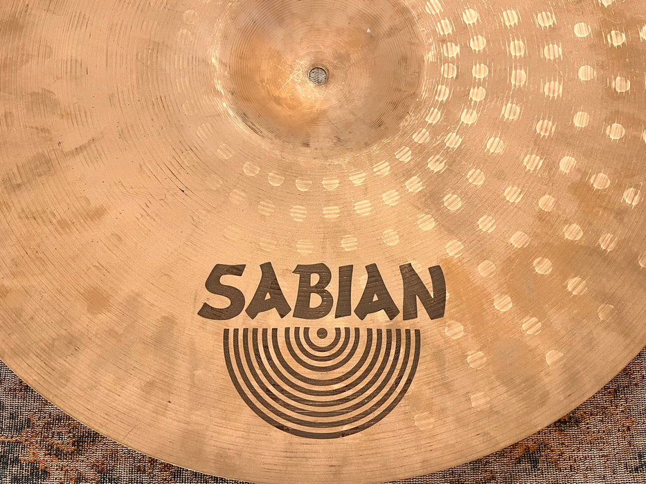 Rare Sabian Jack DeJohnette Encore 21” Ride Sizzle 2434 g DRY + SMOOTH! Organic With a Sweetness
