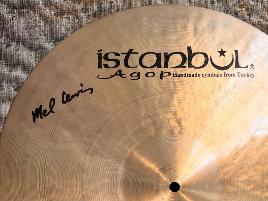 Earlier ISTANBUL Agop Mel Lewis 19” Crash Ride 1722 g Warm With Great Stick Attack! CONTROLLED!