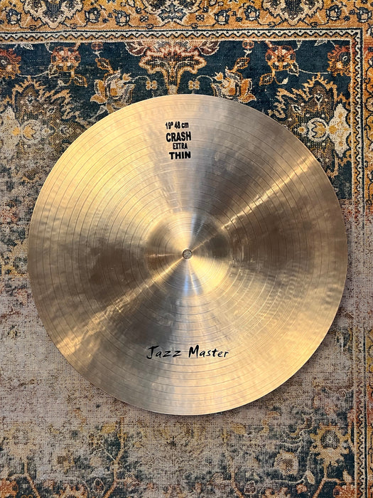 THIN Smooth GLOWING Masterwork JAZZ MASTER 19” Paper Thin Crash Ride 1329 g