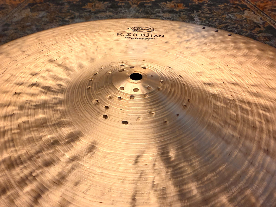 Zildjian K CONSTANTINOPLE LIGHT RIDE 22” SIZZLE PERFECT Ultra WARM! Crashable! Collectible! 2286 g