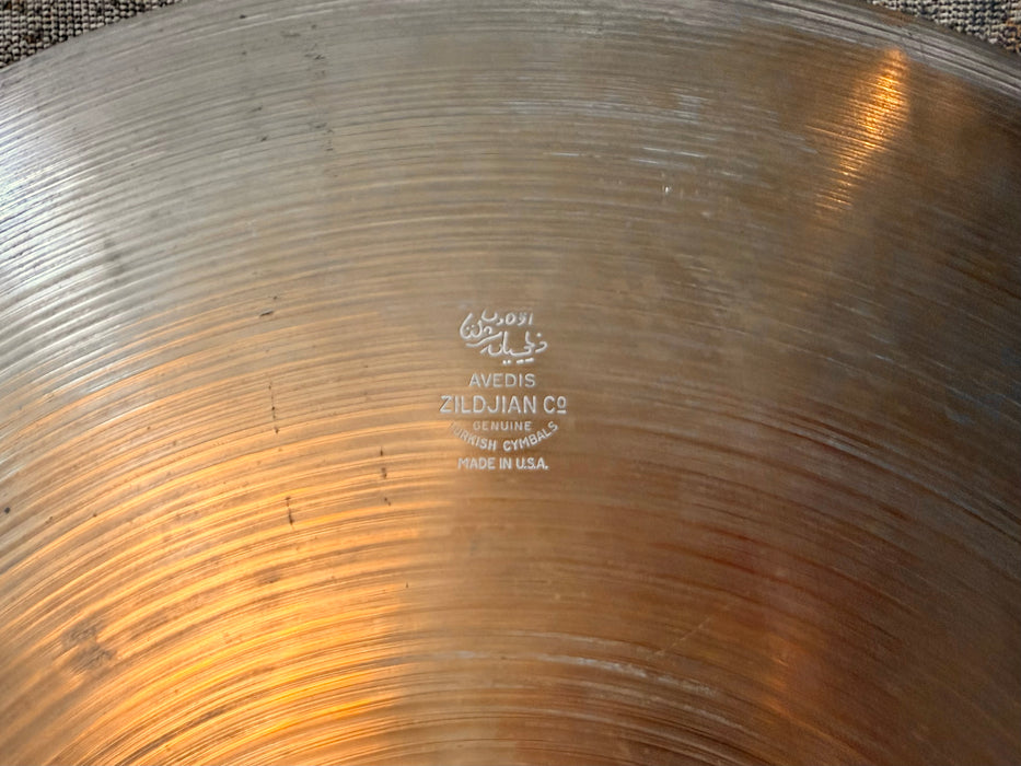 1950s Vintage ZILDJIAN 20" DARK Ride or Crash GORGEOUS! Sounds Awesome Versatile! 2285 g