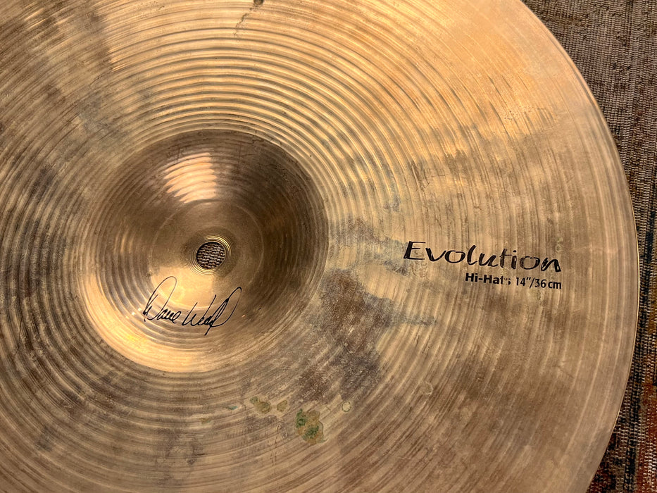 Unique Sabian COMBO AAX Freq HHX Evolution Hihats 14” 1046 1452 g Semi-Dry Darker