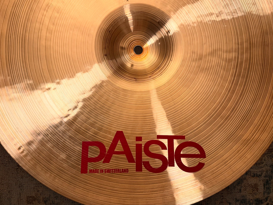 Paiste 2002 Crash 19” 1652 g Full Harder To Find 19”! WHY PAY $440??