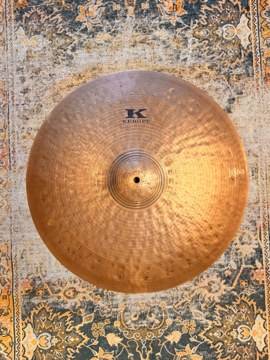 Zildjian KEROPE 20” Ride Crash THE ORIGINAL Smooth CLEAN! 1886 g Smoky DRY Crashable! Deep Patina