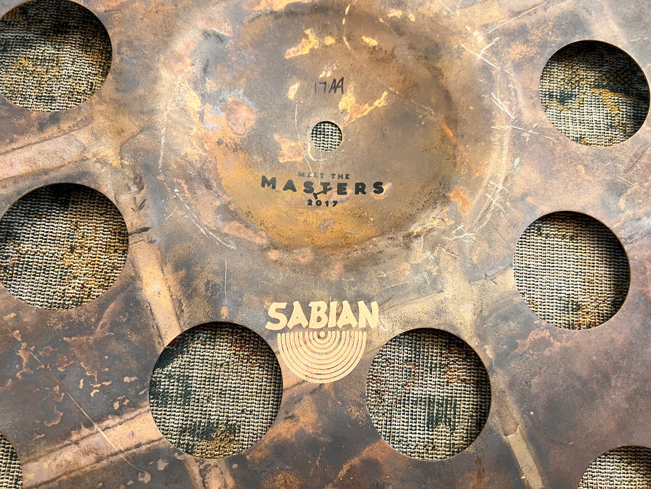 Unique Sabian PROTOTYPE SICK HATS in 17” Hihats MEET THE MASTERS 1124 1590 g PERFECT! VAULT