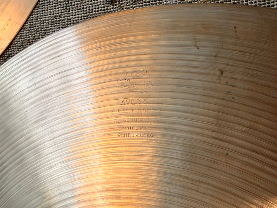 THIN TOP Vintage Zildjian New Beat 14” Hihats ONLY 786 Over 1228 g Light Complex Amazing