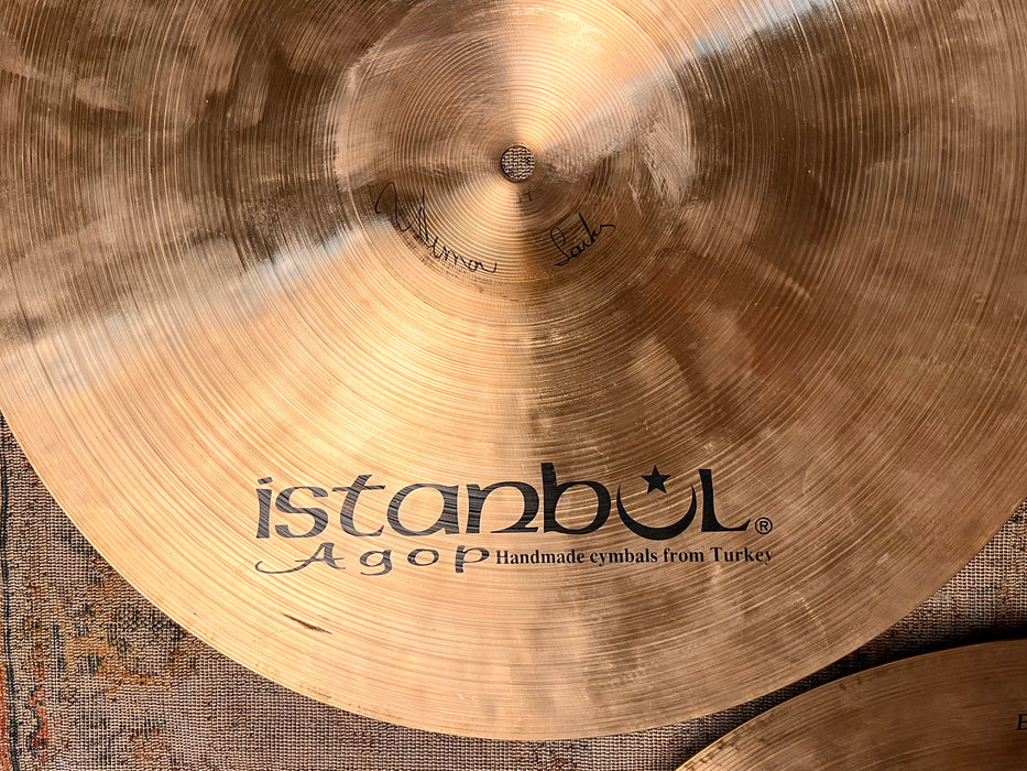 ISTANBUL AGOP 16” TRADITIONAL Hihats 1156 1411 g ULTRA WARM & DARK! Stunning! Clean!