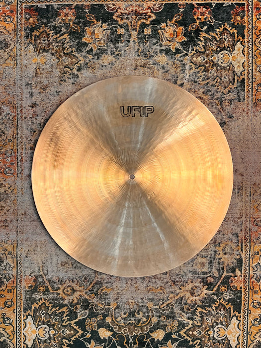 NOS Vintage UFIP 20” FLAT RIDE PERFECT! Charlie Watts - esque! 2638 g GLASSY SMOOTH Mellow RARE