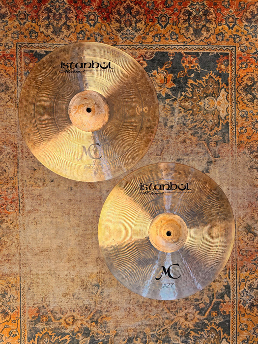 RARE Dark Complex HUGE ISTANBUL MEHMET 15” MC JAZZ Hihats Perfect! 1114 1334 g ONLY PAIR I’ve Seen