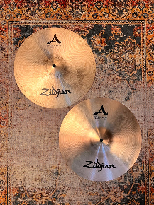 Zildjian New Beat Hihats 14” Hand Picked!  CRISP CLEAN Tone! 968 1340 g Why Pay $520?