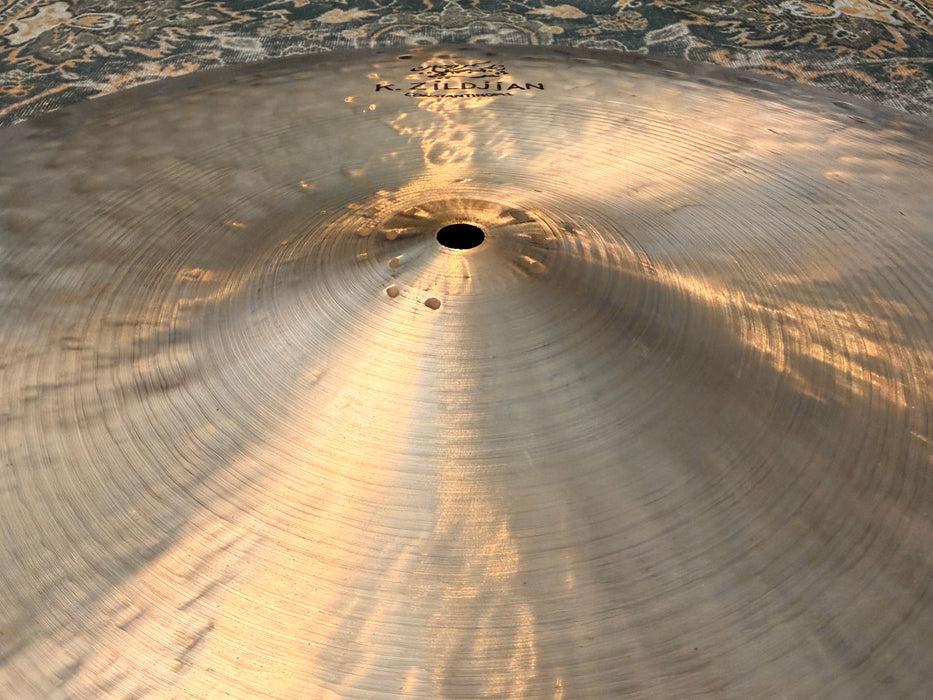 Zildjian K CONSTANTINOPLE Medium Ride 22” DARK DRY AMAZING Condition! 2514 g DON’T Pay $800 For A Guess!!