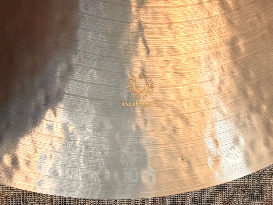 Gorgeous Light Smooth Masterwork JAZZ MASTER 22” Paper Thin Ride 1834 g Ultra Crashable