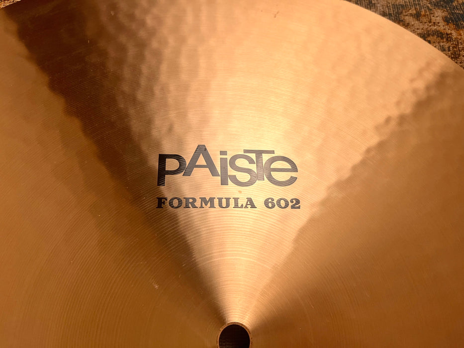 Paiste 602 THIN FLAT RIDE 18” Only 1460 g Shimmering WOBBLE Crystalline Tone! DON’T $570!