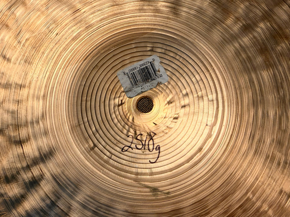 Zildjian K CONSTANTINOPLE Medium Thin LOW Ride 22” SMOKY COMPLEX Crashable! 2518 g Why Pay $800?