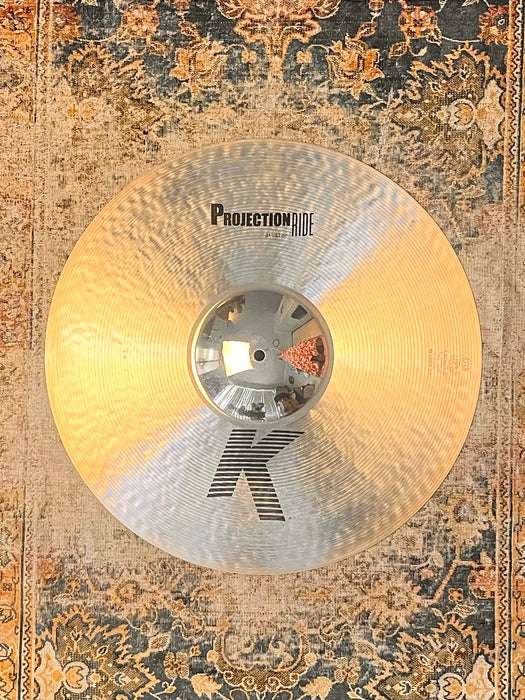 ZILDJIAN K PROJECTION Ride 21” IMMACULATE 2612 g Brilliant Bell Darker K Leanings! Versatile!