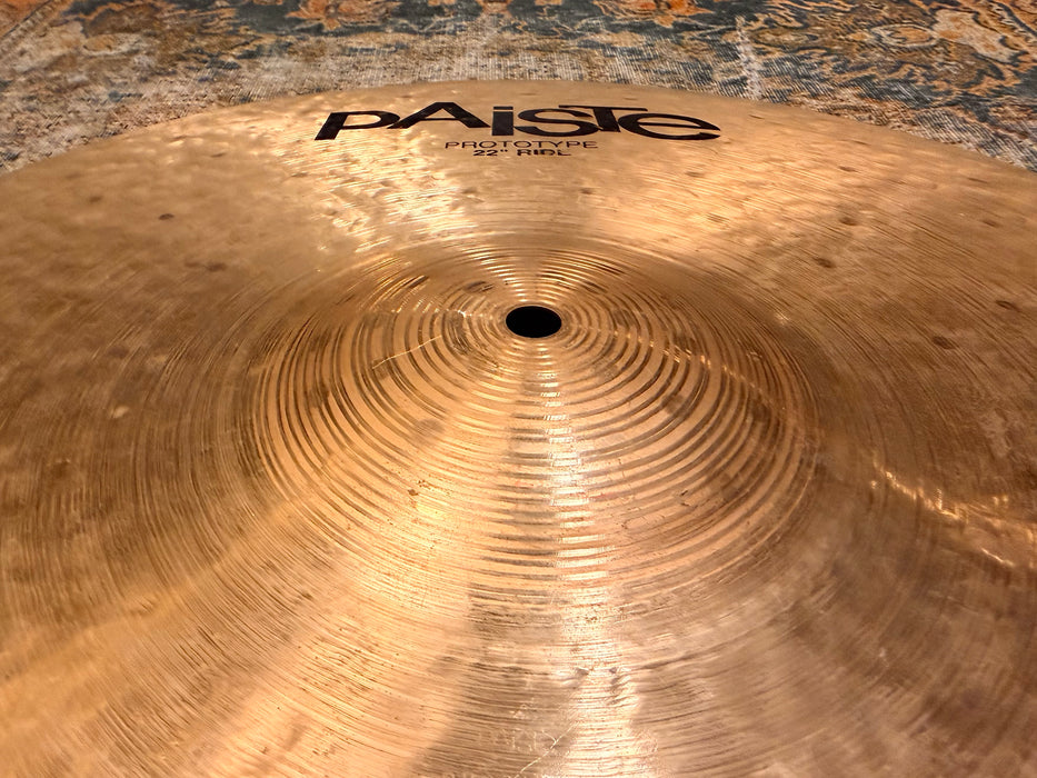 Goldilocks Paiste TRADITIONAL PROTOTYPE 22” LIGHT COMPLEX Ride Crash High Profile 2494 g Unique