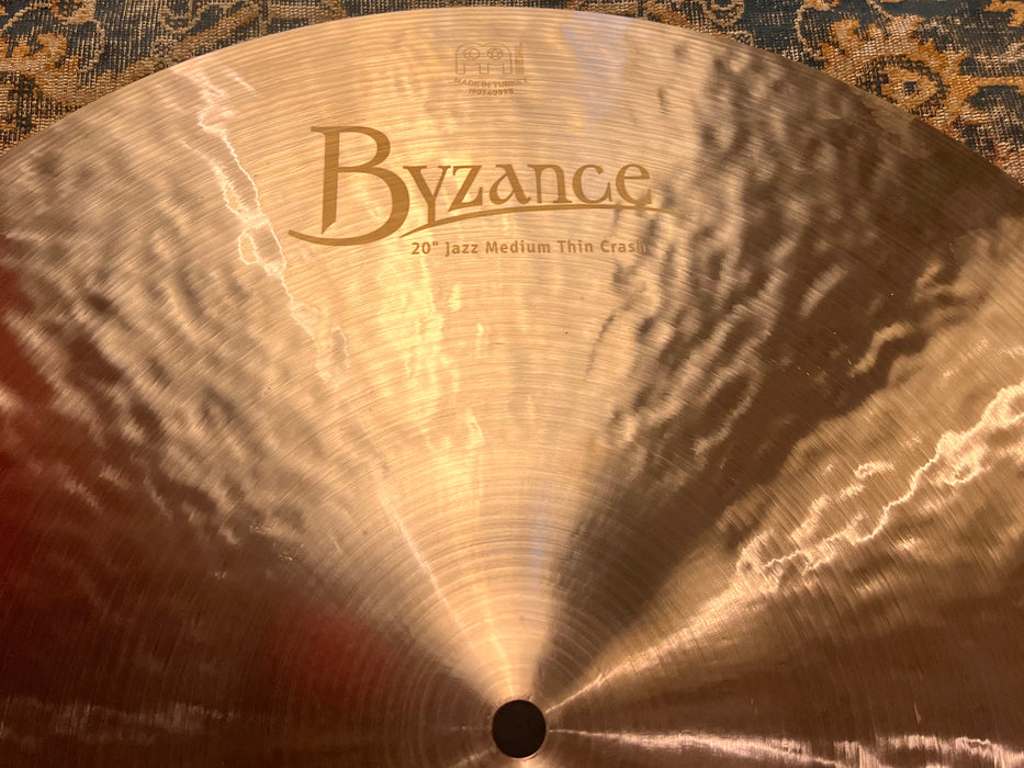 PERFECT In BAG Dark Complex Meinl BYZANCE Jazz Medium Thin Crash 20” g 1824 g LIGHT RIDE
