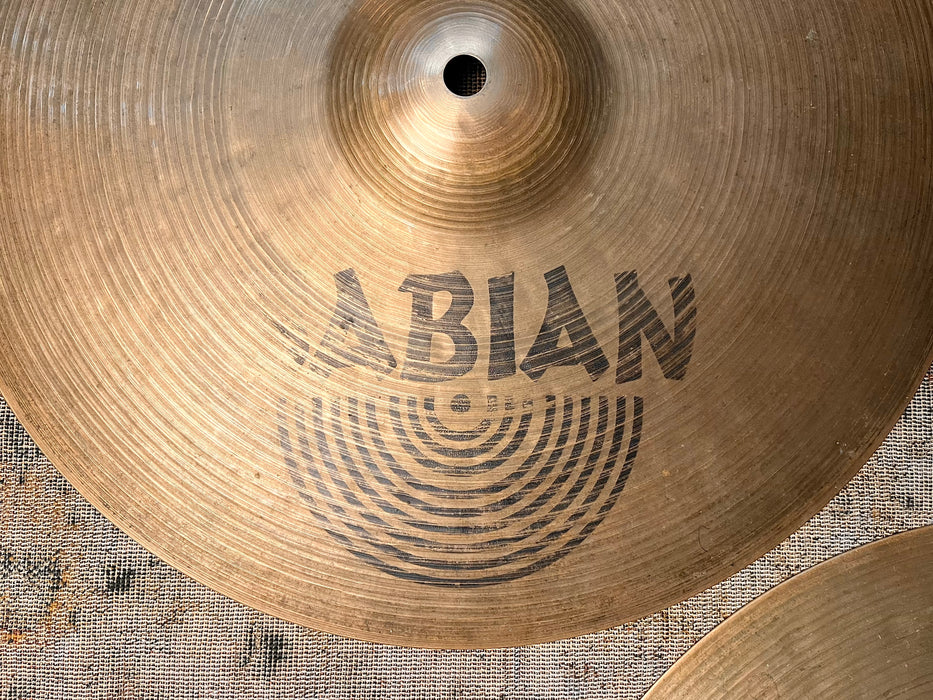 RARE Early Sabian HH HAND HAMMERED Hihats 14” 964 1396 g CANADIAN K Vibe ULTRA DARK CRISP LOW 40 Years DRY!