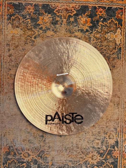 Rare Paiste PROTOTYPE Twenty Series CRASH 18” Light Ride 1622 g PERFECT Dark Full
