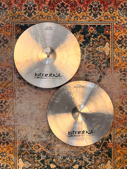 ISTANBUL Mehmet 15” Legend Hihats Mel Lewis 1114 1334 g Glowing WARM Dark IMMACULATE