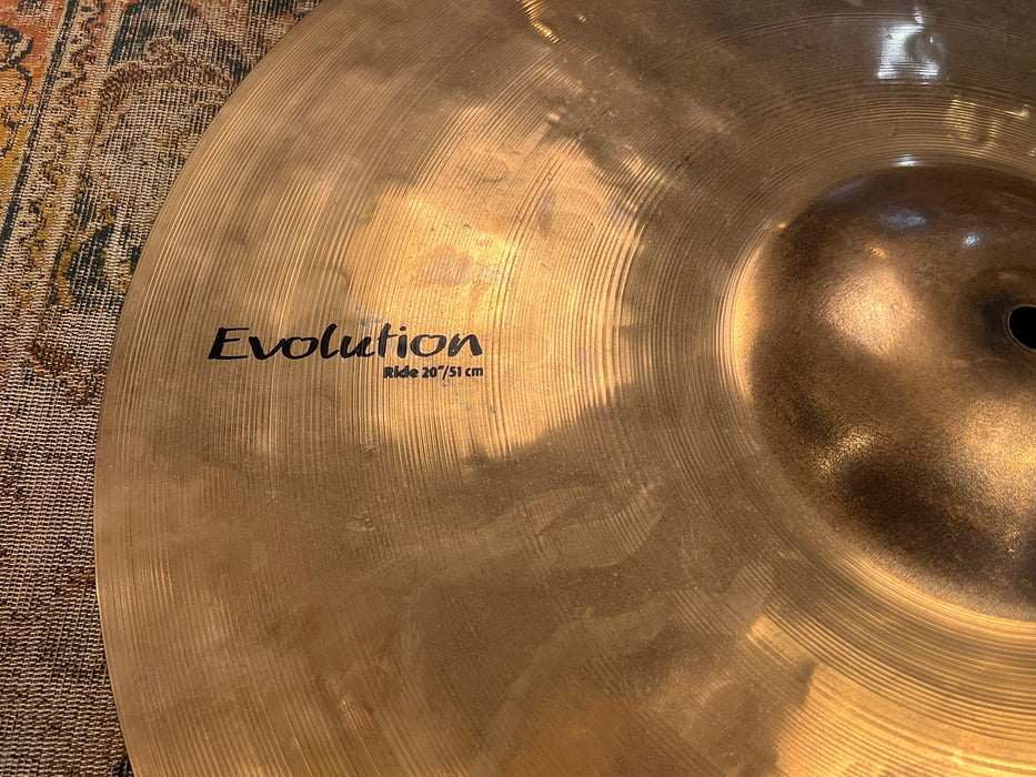 DARK SHIMMERING SABIAN HHX EVOLUTION 20” Ride 2324 g CLEAN WHY PAY $485??