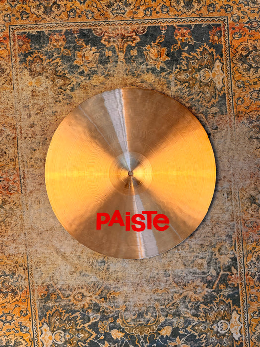 RARE PAISTE 2002 HEAVY CRASH 18” SUPER CLEAN FROM 1985! 1608 g ICONIC!