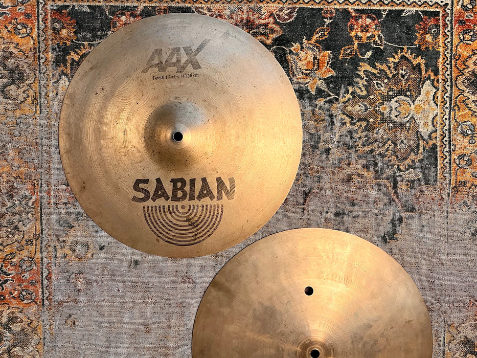 ULTRA CRISP Sabian 14” FAST Hihats FLAT 1044 1732 g Tight FAST QUICK Clean Tone AAX