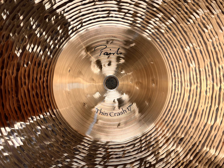 Paiste TRADITIONAL Thin Crash 17” 1154 g IMMACULATE! Amazing Warm Complex! DON’T PAY $550