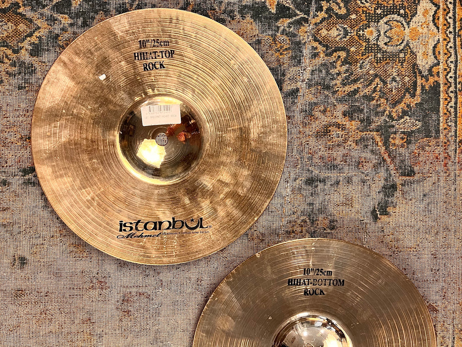 RARE ULTRA CRISP Istanbul Mehmet 10” BRILLIANT Hihats 552 674 g Clean! TIGHT QUICK!