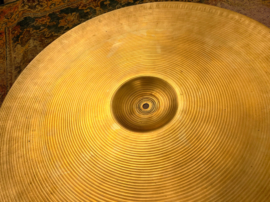 Rare Vintage Paiste 602 Pre Serial 22” Ride Crash 2894 g CLEAN Light and SHIMMERING! Amazing!