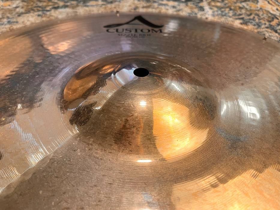 DISCONTINUED Zildjian A Custom Factory SIZZLE Ride 20” THINNER 1997 g LIGHT SHIMMERING