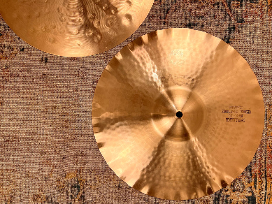Paiste SOUND CREATION DARK SOUND EDGE Hihats 14” 1152 1230 g RARE! THE FAMOUS! Iconic! Clean!