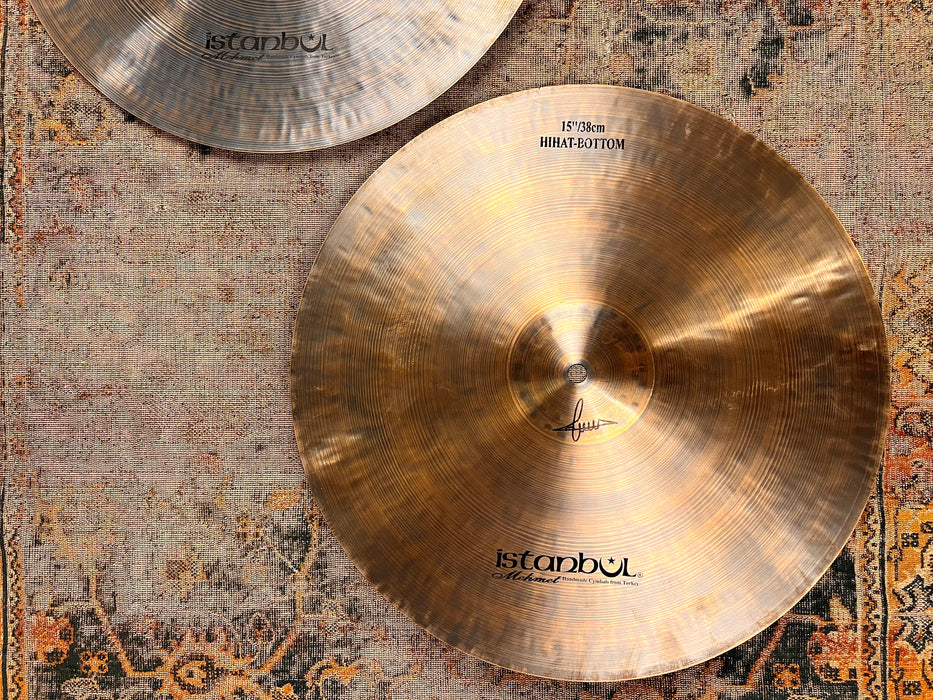 ISTANBUL Mehmet TONY WILLIAMS Hihats 15” 1128 1340 g IMMACULATE! Versatile! Hard to Find!