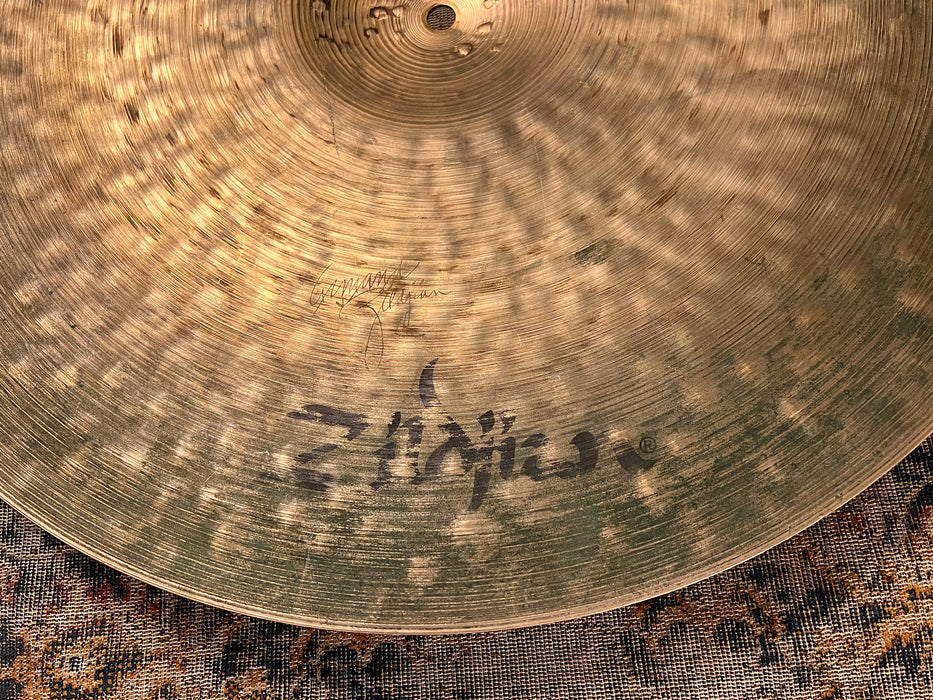 23 YR OLD DRY ORIGINAL Zildjian K CONSTANTINOPLE Medium Ride 20” 2124 g