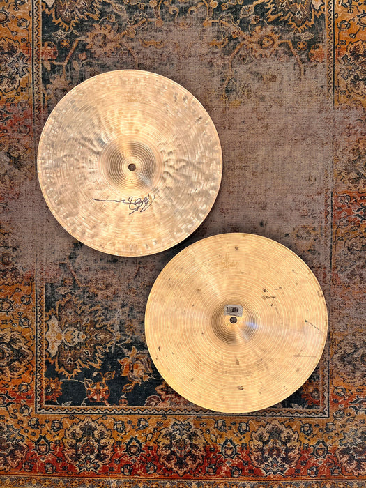 PETER ERSKINE SIGNED Zildjian K CONSTANTINOPLE Hihats 14” 924 1166 g Complex