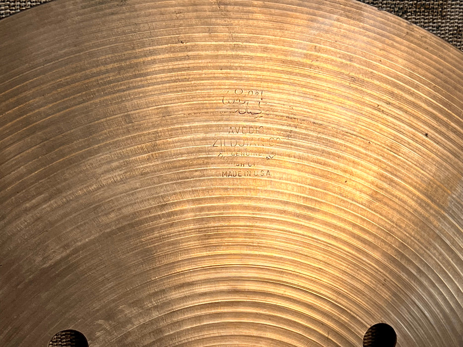 VINNIE COLAIUTA Vintage Zildjian QUICK BEAT 14” Hihats 1288 1400 g CRISP Tight DRY