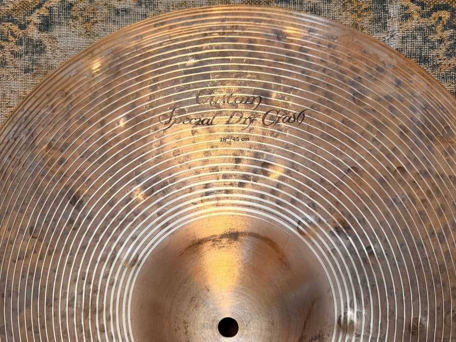 Zildjian K Custom SPECIAL DRY CRASH 18” Paper Thin SIZZLE! PERFECT! Only 1172 g DON’T PAY $464
