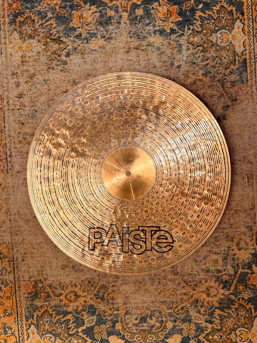 Paiste TRADITIONAL Thin Crash 18” 1314 g IMMACULATE! ULTRA DARK Warm! Why Pay $615?