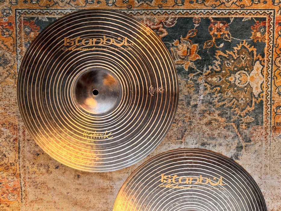Dark Dry Istanbul Mehmet Kirkor K 15" Hihats 1210 1440 g IMMACULATE Great