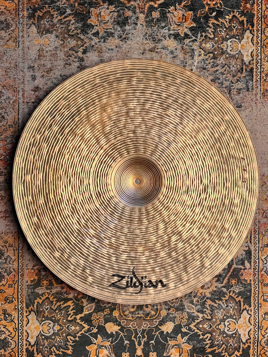 RARE Zildjian K CONSTANTINOPLE HI BELL DRY RIDE 22” 2472 g Sizzle THINNER! WIDE LATHE!