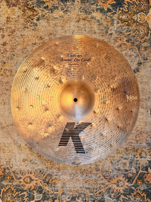 Zildjian K Custom SPECIAL DRY CRASH 18” IMMACULATE Shape! DARK COMPLEX Thin At 1272 g DON’T PAY $464
