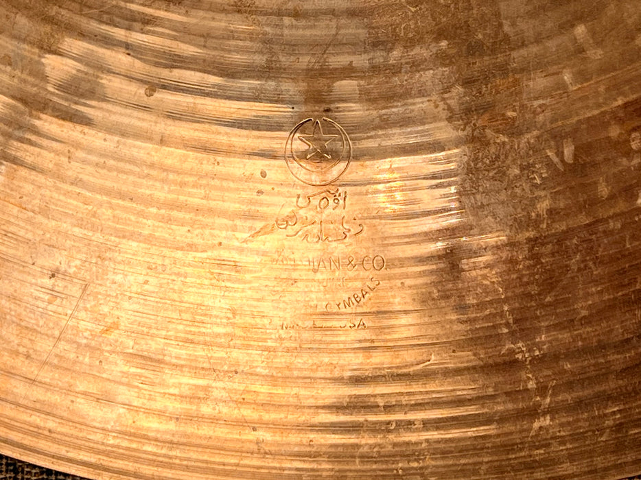 Vintage Zildjian 1980s K CRASH 17” BRILLIANT CRASH 1094 g FAMOUS 80s K SHIMMER! Amazing!