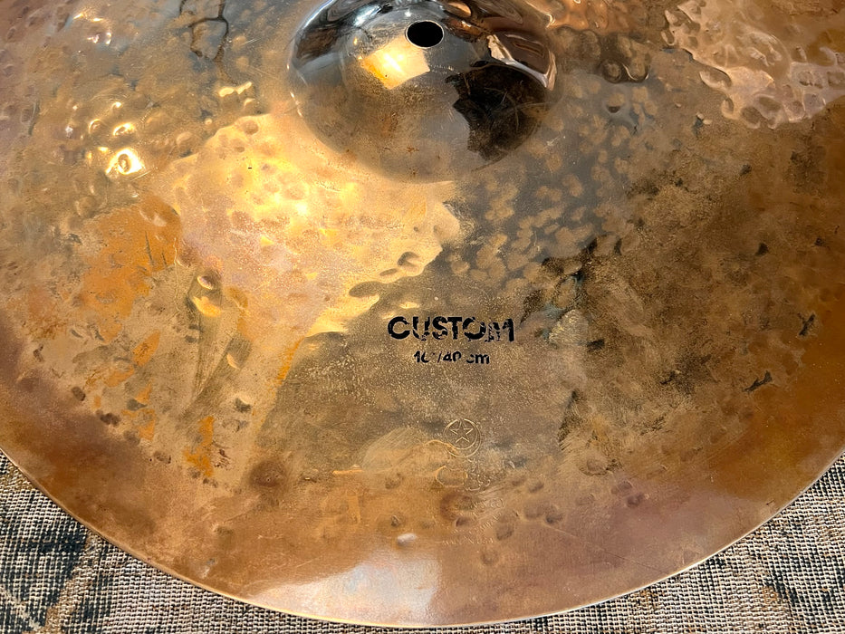 ULTRA RARE 1980s Zildjian 16" K CUSTOM RIDE YES a SIXTEEN! 1457 g TIGHT CONTROLLED