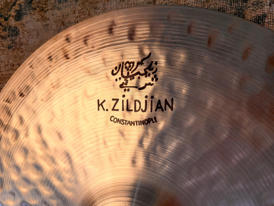 Zildjian K Constantinople CRASH RIDE SUSPENDED 18” THIN at Only 1357 g PERFECT! DARK Sounds Incredible