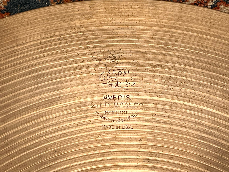 DARK Vintage Zildjian 1960s EARLY NEW BEAT Hihats 15” 1088 1412 g WARM 60s Tone