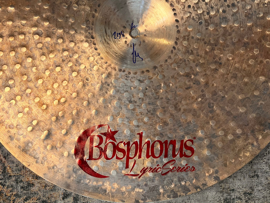 Bosphorus LYRIC Ari Hoeing Crash Ride 21” Sizzle DRY COMPLEX THIN Only 2196 g CLEAN! Beautifully DEEP HAMMERED