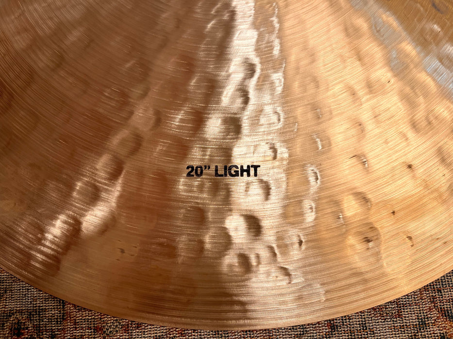 Zildjian K CONSTANTINOPLE LIGHT RIDE SIZZLE 20” 1829 g IMMACULATE! DARK! Crashable! Limited! GREAT ONE!