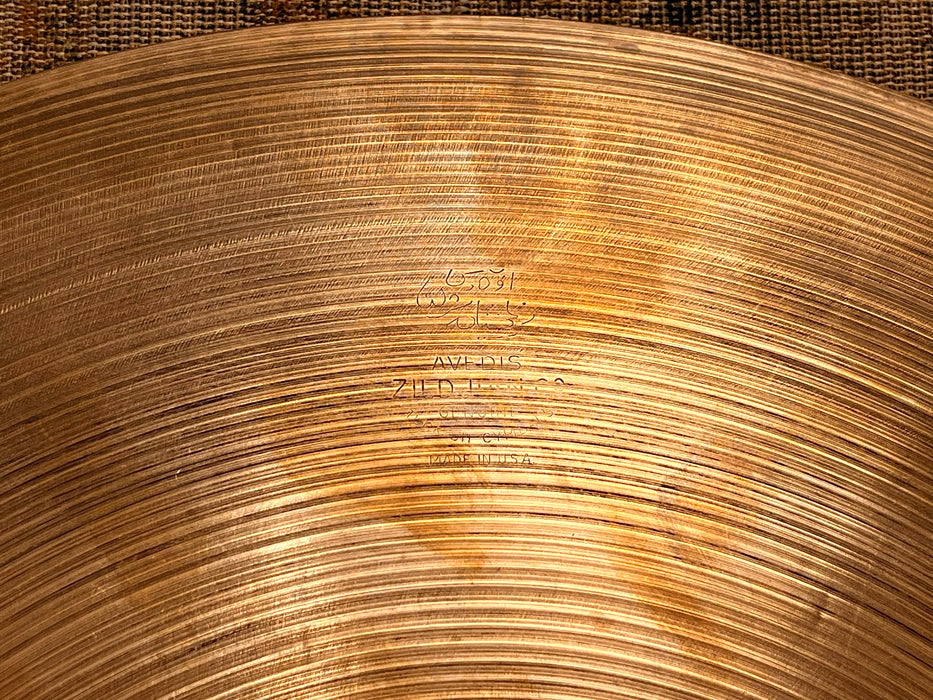 Massive Vintage 1960s Zildjian 16” Hihats 1474 1588 g DARK AND FULL