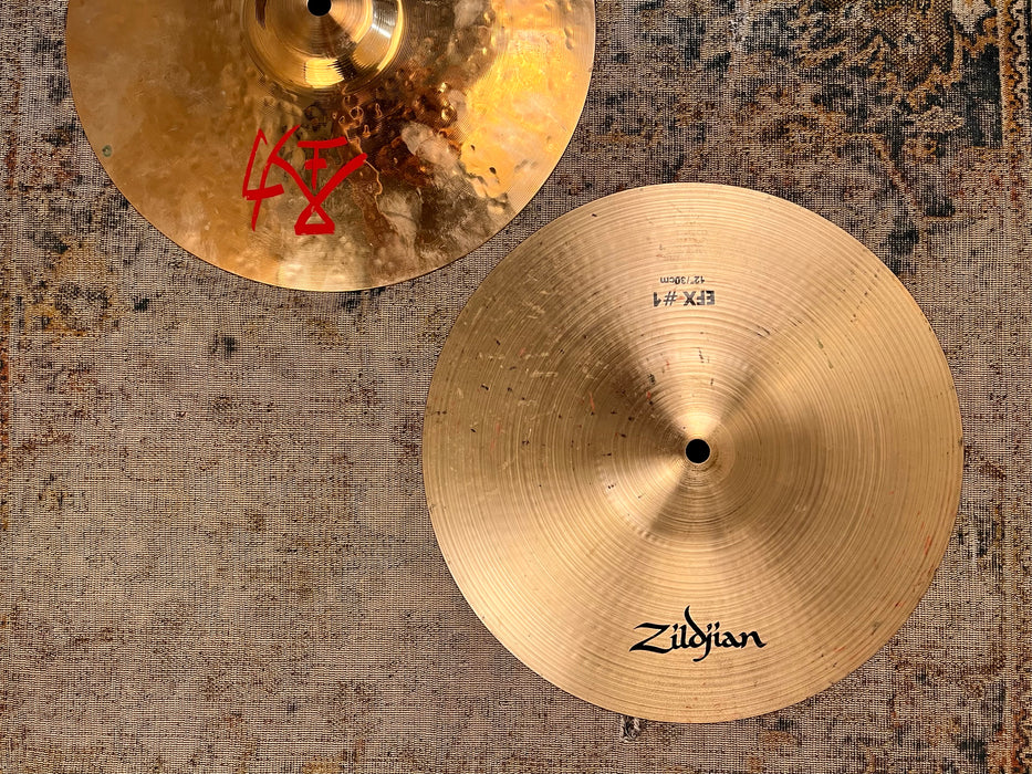 PAT BENATAR 30th ANNIVERSARY Zildjian EFX # 1 Over Oriental Trash Hats 12” Hihats SIGNED 682 790 g
